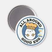 Wie, alles um gutes Ei Magnet (Vorderseite/Rückseite)