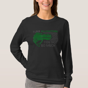 Wie Alligatoren man nicht so viel Krokodil für Män T-Shirt