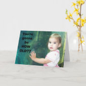 Wie alt, du regonnabe HOWOLD? Karte (Gelbe Blume)