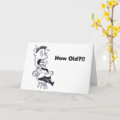 Wie alt Geburtstagskarte Karte (Gelbe Blume)