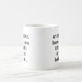 Wie alt ich bin kaffeetasse (Mittel)