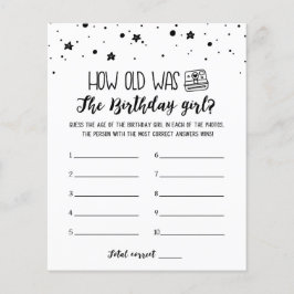 Wie alt ist das Geburtstagsmädchen Birthday Party-