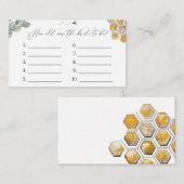 Wie alt ist die Spielkarte "Brito Bee"? Begleitkarte (Vorne/Hinten)