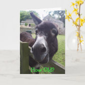 Wie alt? karte (Gelbe Blume)