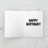 Wie alt! Niedlicher Cartoon Kühe glücklich Geburts Karte (Innenseite)