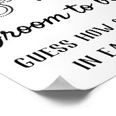 Wie alt sollte der Groom sein? Blumen Poster (Ecke)