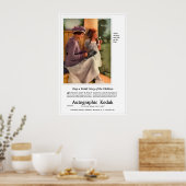 Wie alt war Betty damals? Circa 1919. Poster (Küche)