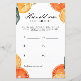 Wie alt war das Brautparty der Braut Aperol?