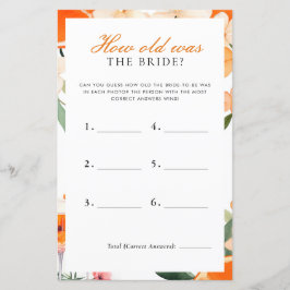 Wie alt war das Brautparty der Braut Aperol Spritz