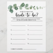 Wie alt war das Brautparty-Spiel? (Vorderseite)