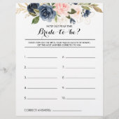 Wie alt war das Brautparty-Spiel? (Vorderseite)