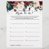 Wie alt war das Brautparty-Spiel? (Vorderseite)
