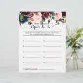 Wie alt war das Brautparty-Spiel? (Stehend Vorderseite)