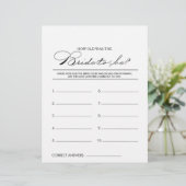 Wie alt war das Brautparty-Spiel? (Stehend Vorderseite)