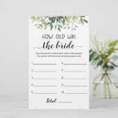 Wie alt war das Brautspiel? (Stehend Vorderseite)