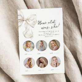 Wie alt war das Bride Brautparty Game?