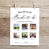 Wie alt war das Bride Brautparty Game?