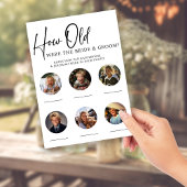 Wie alt war das Empfang der Braut und des Gräuels? Einladung