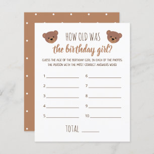 Wie alt war das Geburtstags-Girl-Foto?