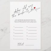 Wie alt war das Skriptspiel "Braut Elegant" (Vorderseite)