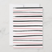 Wie alt war das Spiel Bridal Hand Drawn Bow Bridal Einladung (Rückseite)