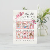 Wie alt war das Spiel von Bridge Derby Pink Hat Br Einladung (Stehend Vorderseite)