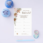 Wie alt war der Flyer der Boho Autumn Shower Game (Einzeln)