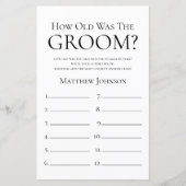 Wie alt war der Garten? (Vorderseite)