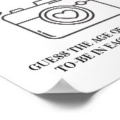 Wie alt war die Kinderspielkarte? Poster (Ecke)