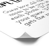 Wie alt war die Mama? Baby Mädchen Poster (Ecke)