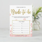 Wie alt war die zukünftige Braut | Rosa und Gold (Stehend Vorderseite)