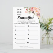 Wie alt war ihr Brautparty englisch spanisch (Stehend Vorderseite)