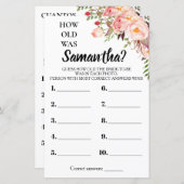 Wie alt war ihr Brautparty englisch spanisch (Vorne/Hinten)