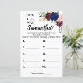 Wie alt war ihr Brautparty englisch spanisch (Stehend Vorderseite)