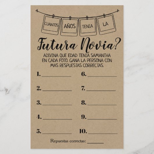 Wie alt war sie rustikal duschte zweisprachiges Sp (Rückseite)