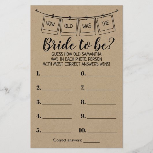 Wie alt war sie rustikal duschte zweisprachiges Sp (Vorderseite)