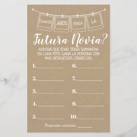 Wie alt war sie rustikal duschte zweisprachiges Sp (Rückseite)