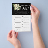 Wie alt war sie? White Rose Game Card Flyer (Handgriff)