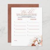 Wie alt waren die BRIDE und das Game (Vorne/Hinten)