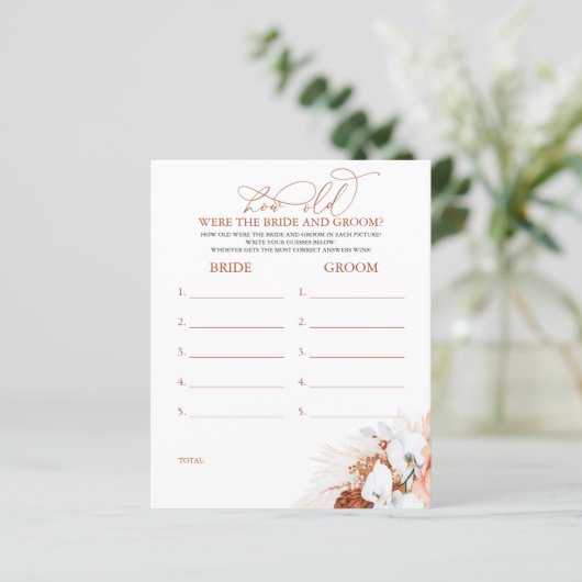 Wie alt waren die BRIDE und das Game (Stehend Vorderseite)
