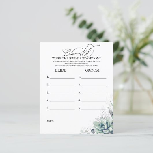 Wie alt waren die BRIDE und das Game (Stehend Vorderseite)