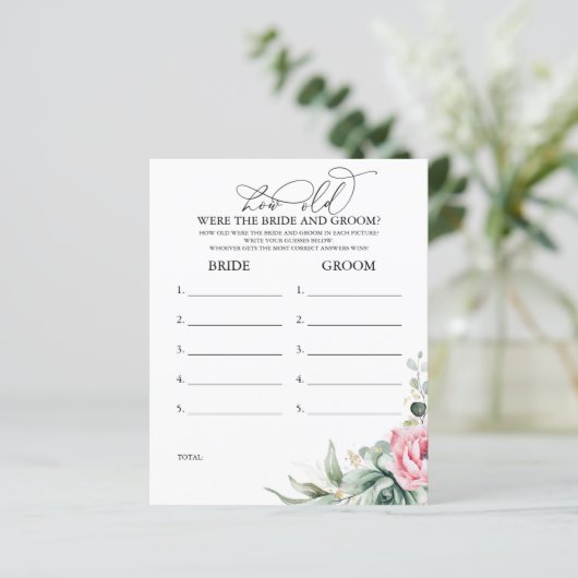 Wie alt waren die BRIDE und das Game (Stehend Vorderseite)