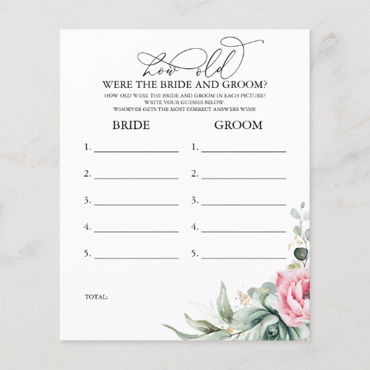 Wie alt waren die BRIDE und das Game (Vorderseite)