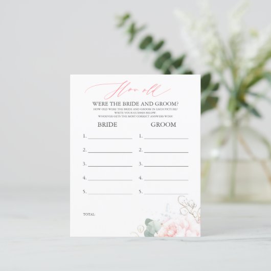 Wie alt waren die BRIDE und das Game (Stehend Vorderseite)