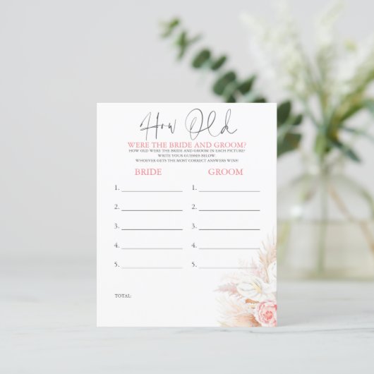 Wie alt waren die BRIDE und das Game (Stehend Vorderseite)