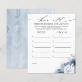 Wie alt waren die BRIDE und das Game (Vorne/Hinten)