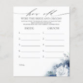 Wie alt waren die BRIDE und das Game (Vorderseite)