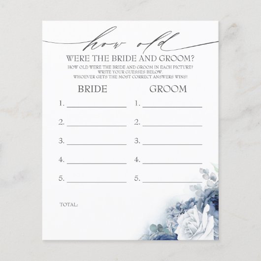 Wie alt waren die BRIDE und das Game (Vorderseite)