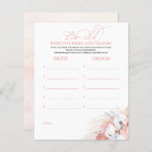 Wie alt waren die BRIDE und das Game (Vorne/Hinten)