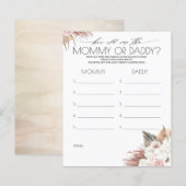 Wie alt waren Mama und Vater Foto Game Baby Dusche (Vorne/Hinten)